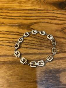 GIVENCHYji van si.G chain bracele silver color accessory 