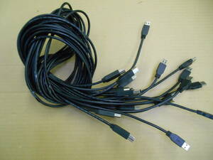 USB 2.0ケーブル タイプA-B 10本セット 180cm (3
