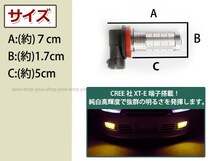 クラウン ロイヤル GRS18# 後期 32W 黄 黄 LEDバルブ ウインカー ポジション フォグランプ マルチ ターン デイライト プロジェクター HB4_画像3