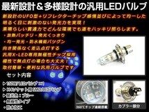 定形外送料無料 HONDA マジェスティ250 4HC LED 150W H4 H/L HI/LO スライド バルブ ヘッドライト 12V/24V HS1 ブルー ライト_画像2