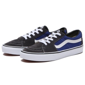 ☆VANS SK8-LOW 濃灰/青/白 28.0cm バンズ スケート ロウ 定番 SK8 VN0A5KXD10U