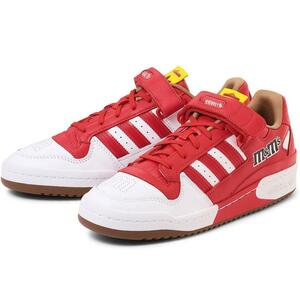 *adidas FORUM 84 LOW M&M'S red / white / light brown / yellow 26.5cm Adidas forum 84 low M and M zGZ1935