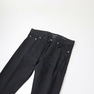 メンズ SAINT LAURENT PARIS サンローラン パリ D02M/SK-LW ダメージ加工ブラックジーンズ 29/黒【2400013425438】