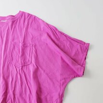 RODEO CROWNS ロデオクラウンズ ロゴプリント コットン 胸ポケット Tシャツ F/ピンク トップス【2400013432030】_画像7