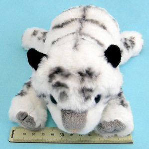 * Take off *TAKE OFF soft toy / white Tiger [ approximately 13cm]