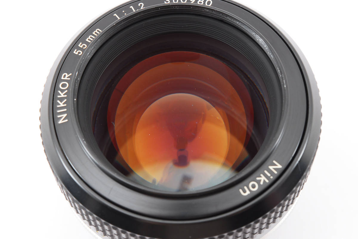 良品】 Nikon Nikkor non AI 55mm F/1.2 MF Lens ニコンMF単焦点レンズ