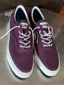  valuable!90s CONVERSE SKID GRIP Converse skid grip VINTAGE purple sneakers 27.5