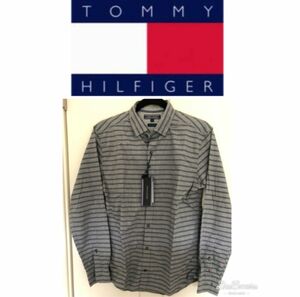 トミーヒルフィガー　ワイシャツ　サイズM 新品未使用 長袖シャツ 長袖 トップス SHIRT シャツ　Tommy ボーダー