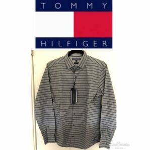 トミーヒルフィガー　ワイシャツ　サイズM 新品未使用 長袖シャツ 長袖 トップス SHIRT シャツ　Tommy ボーダー
