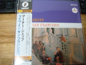 ARCHIE SHEPP LIVE IN SAN FRANCISCO 紙ジャケｃｄ アーチー シェップ ライブ イン サンフランシスコ