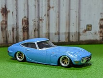 ★1/64 トミカサイズ　トヨタ2000ＧＴ改深リム、ローダウン●●、他にも色々出品中_画像8