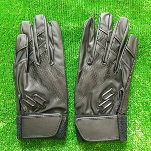 37 33 % ограниченные предметы SSK Batting Gloves обе руки Black S Dimensions EBG6003WFA Natural Leather New