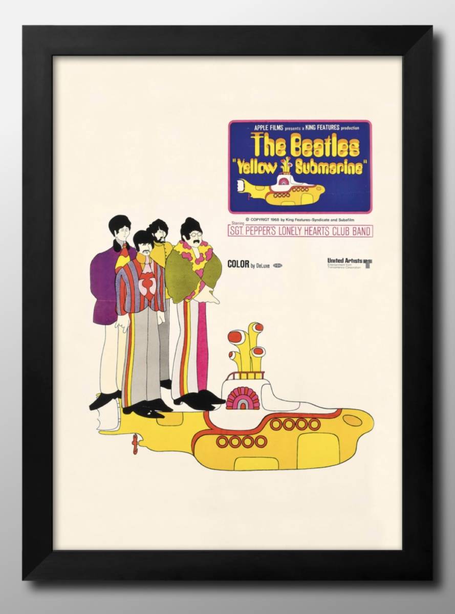 13059 ■Kostenloser Versand!! Kunstplakat, Malerei, A3-Format, The Beatles Yellow Submarine, Illustrationsdesign, nordisches Mattpapier, Gehäuse, Innere, Andere