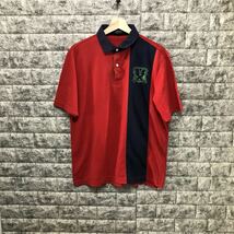 LYLE&SCOTT 半袖シャツ ポロシャツ ツートンカラー 半袖 カットソー メンズ トップス Tシャツ ラルフローレン Ralph Lauren Lサイズ_画像1