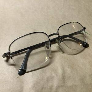 店頭展示品 新品　昭和風 眼鏡フレーム サングラス ヴィンテージ トラディショナル アンティーク 眼鏡フレーム ゴールド 伊達眼鏡