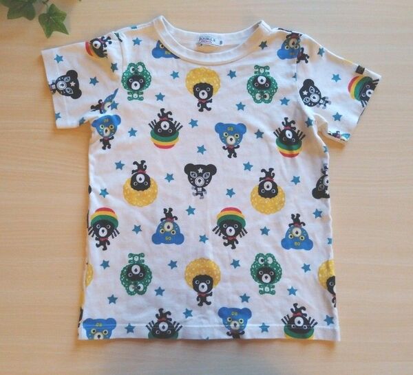 〈カテゴリー変更〉夏◎130◆ミキハウス MIKIHOUSE ダブルB アフロBくん 半袖Tシャツ◆男女OK ユニセックス