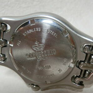 【№2124-O6004M】中古美品： SALVECCHIO サルベッキオ クロノグラフ SA-464 メンズ腕時計 稼働品の画像4