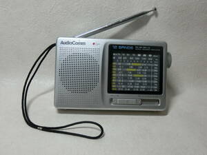 【№5117-ら5011】中古：AudioComm AM/FM/SW1～10ラジオ 12BAND RAD-S312N 