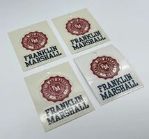 Franklin&Marshall ステッカー 4枚セット 当時物_画像2