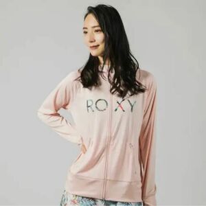 新品ロキシーROXYレディースラッシュガード日焼け防止プール海ビーチBBQ【L】ピンク人気　 長袖