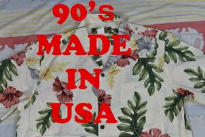 90’ｓ アロハ シャツ 12746ｃ USA製 レーヨン ビンテージ 00