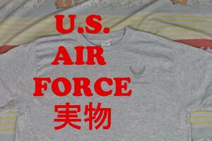 米軍 実物 AIR FORCE Tシャツ 12756c USA製 支給品 00