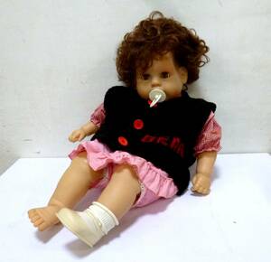 レトロ　当時もの　人形　赤ちゃん人形　おしゃぶり赤ちゃん　DOLL　おもちゃ　コレクション　本物　ヴィンテージ　女の子　ベビー人形