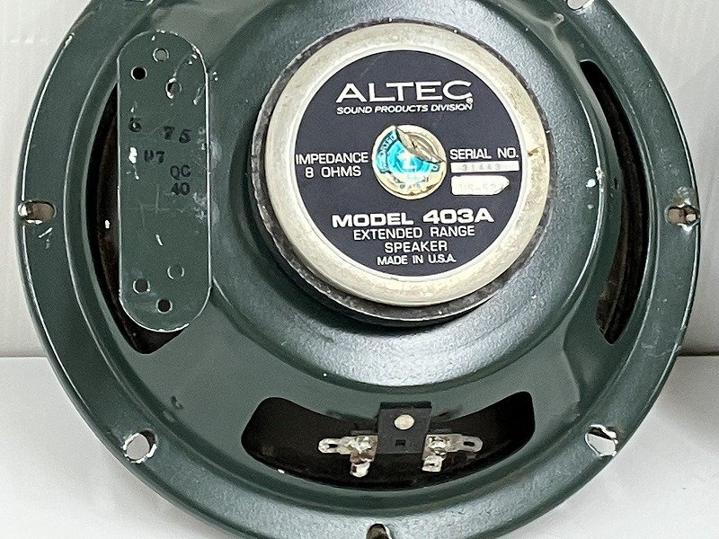 □□ALTEC 403A 8Ω スピーカーユニットペア アルテック□□015664041