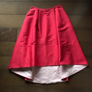 チェスティ　アシンメトリー　スカート　chesty 0 フレア　レッド　赤 フレアスカート ふんわりスカート