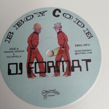 や236　DJ Format B Boy Code レコード　単体　カバー無し　 LP EP 何枚でも送料一律1,000円 再生未確認_画像2