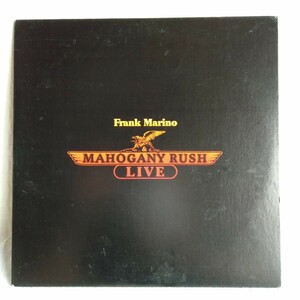 た198 FRANK MARINO & MAHOGANY RUSH LIVE フランクマリノ マホガニーラッシュ レコード LP EP 何枚でも送料一律1,000円 再生未確認