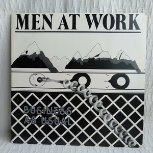 や348　BUSINESS AS USUAL MEN AT WORK　ワーク・ソングズ　メン・アット・ワーク レコード LP EP 何枚でも送料一律1,000円 再生未確認