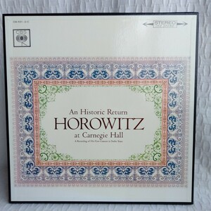 や356　An Historic Return HOROWITZ at Carnegie Hall ホロヴィッツ　レコード LP EP 何枚でも送料一律1,000円 再生未確認