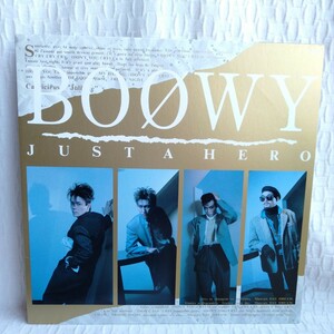 や423　BOOWY/JUSTA HERD　レコード LP EP 何枚でも送料一律1,000円 再生未確認