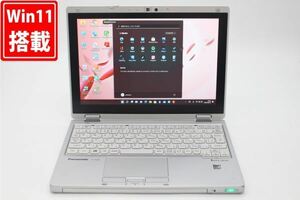 訳有(AC欠品) フルHD タッチ 10.1型 Panasonic lets'note CF-RZ4DDAVS Windows11 CoreM5Y71 4GB 128GB-SSD カメラ 無線 Office付 中古