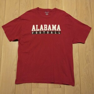 ☆USA古着卸 XLサイズ Champion NCAA チャンピオン アラバマ アメリカンフットボール プリント Tシャツ