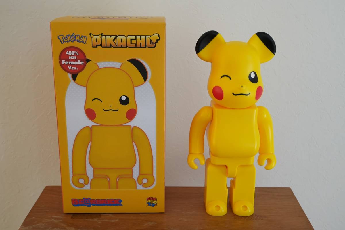 公認 BE@RBRICK ピカチュウ 100% 400% ベアブリック フィギュア