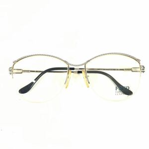【フレッド】本物 FRED 伊達眼鏡 BERMUDE シルバー色系×ネイビー色系 サングラス メガネ めがね メンズ レディース フランス製 送料520円