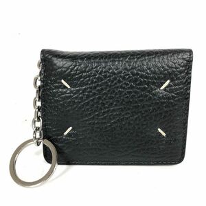 [ mezzo n Margiela ] genuine article Maison Margiela card-case key ring attaching card-case ticket holder pass case leather men's lady's postage 370 jpy 