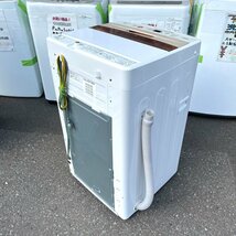 札幌市内送料無料●AQUA アクア 全自動電気洗濯機 AQW-BK50E●5kg 2016年製 ふた破損あり 難あり商品 中古 倉庫保管 073_画像10