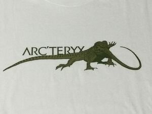 新品未使用！ARC’TERYX Lizard Eat Lizard T-Shirt SS アークテリクス リザード Tシャツ 復刻 M White