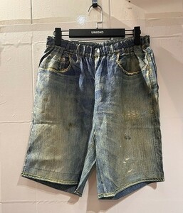 TOLQ トルク ヴィンテージデニム転写ショートパンツ サイズ40(L程度)ショーツ