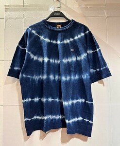 HUMAN MADE 23ss INDIGO DYED TEE #2 XXLサイズ ヒューマンメイド インディゴダイド半袖Tシャツ