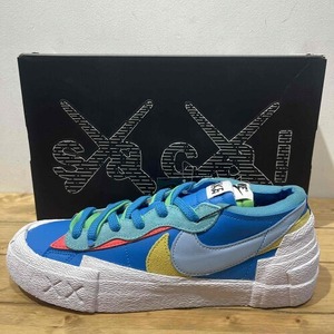 NIKE 21aw BLAZER LOW SACAI KAWS 26.5cm DM7901-400 ブルー ナイキ ブレザーロー サカイ カウズ