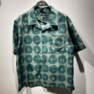 STUSSY HAND DRAWN DOT SHIRTS Lサイズ ステューシー ハンドスタイル シャツ 総柄