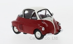 1/43 イセッタ 白 ホワイト 赤 レッド ISO Isetta red white 1955 IXO 60サイズ