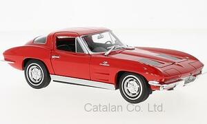 1/24 シボレー コルベット コルヴェット スティングレイ スティングレー 赤 Chevrolet Corvette Sting Ray C2 1963 1:24 Well 梱包サイズ60