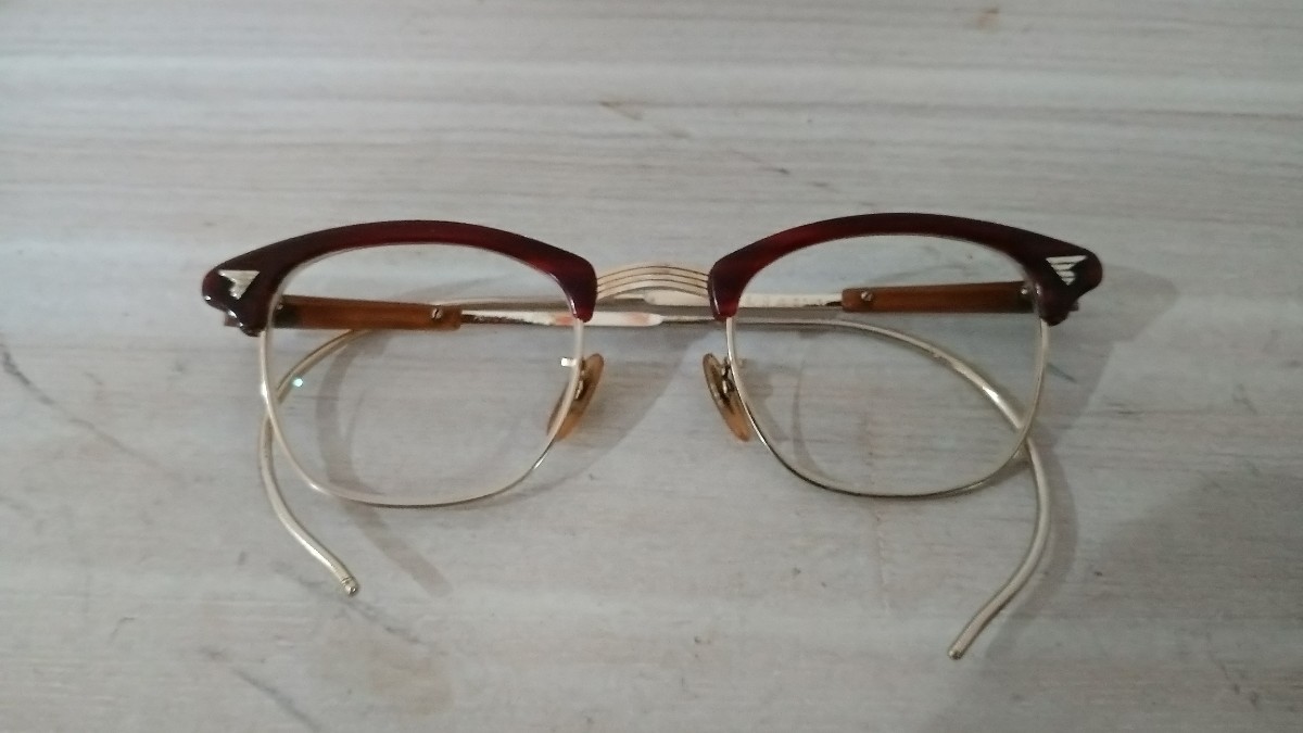 □貴重品□ AMERICAN OPTICAL SIRMONT MALCOLM X MAROON 1/10 12KGF 金