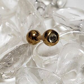 16g ゴールド ストレートバーベル 4mm