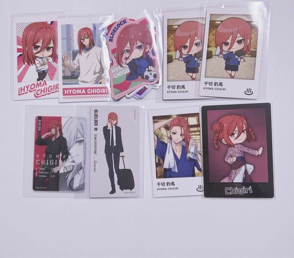 ブルーロック 千切豹馬 TSUTAYA アクリルカード ステッカー ポラショット